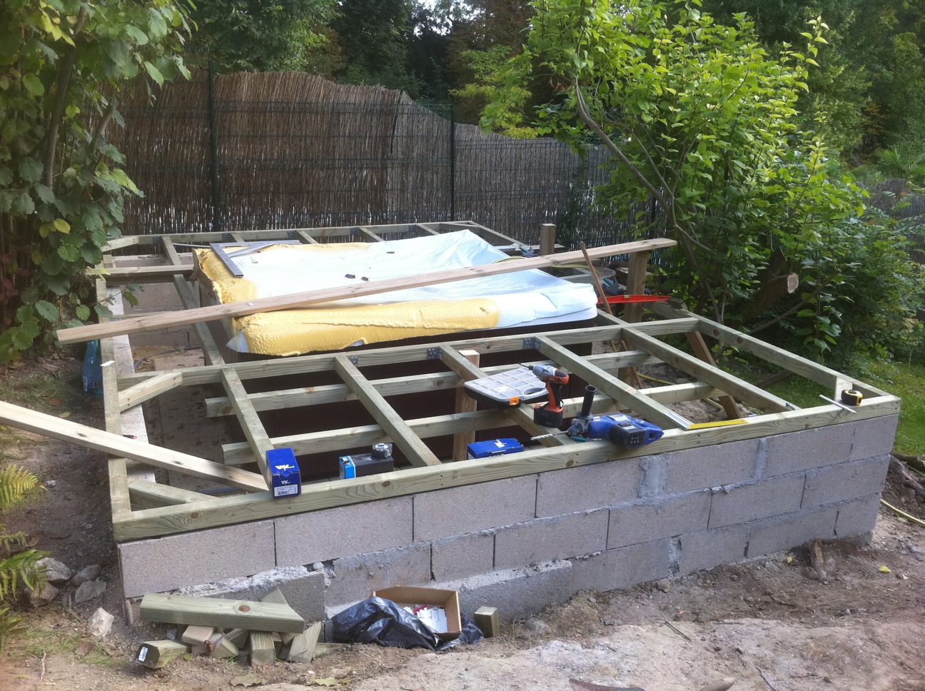 Installation d'un spa