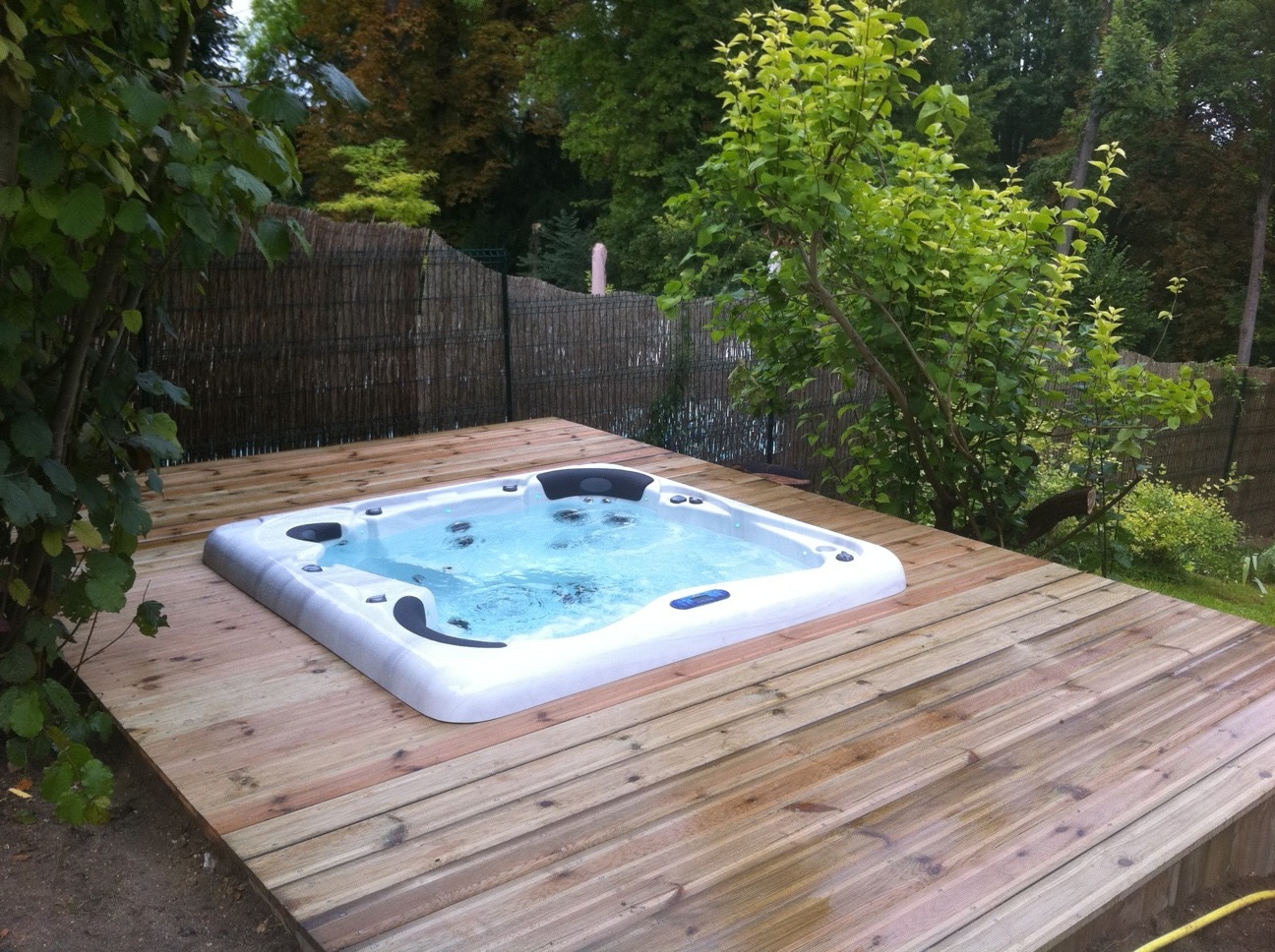 Installation finie d'un spa